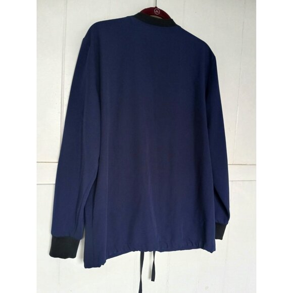 Figs Jacket Mens Medium Blue Scrubs Full Zip Bomber Technical Collection Nurse - Picture 6 of 15